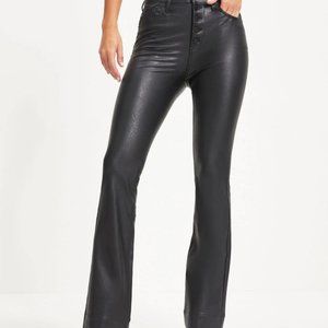 VICI | HOWARD HIGH RISE FAUX LEATHER FLARE PANTS | Sz 1
